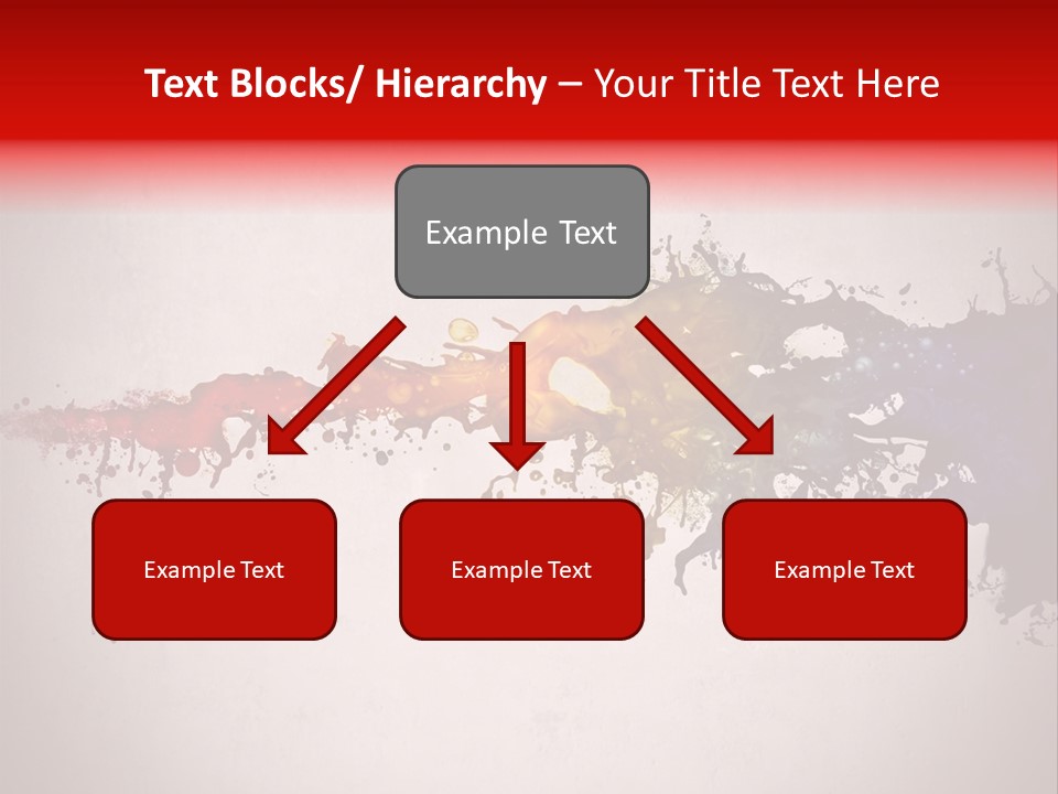 Artistic Effect Water PowerPoint Template