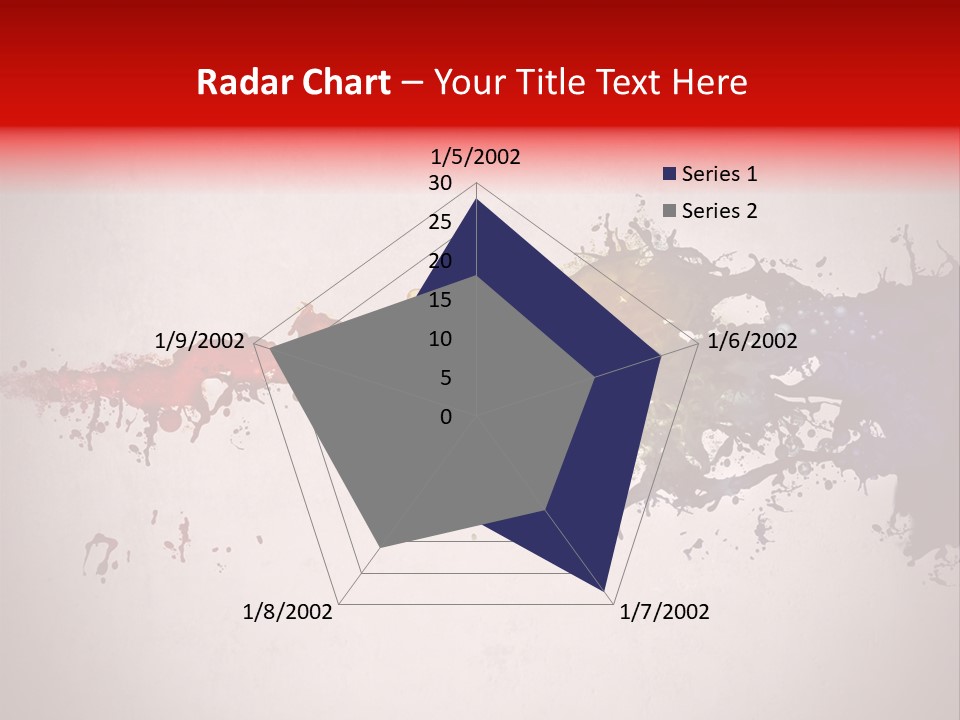 Artistic Effect Water PowerPoint Template