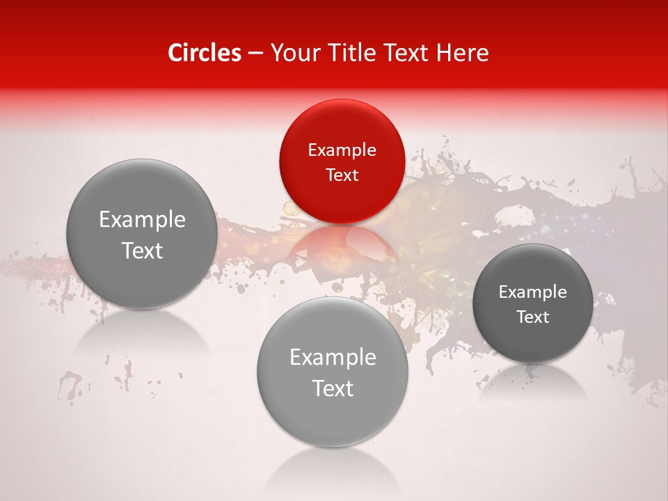 Artistic Effect Water PowerPoint Template