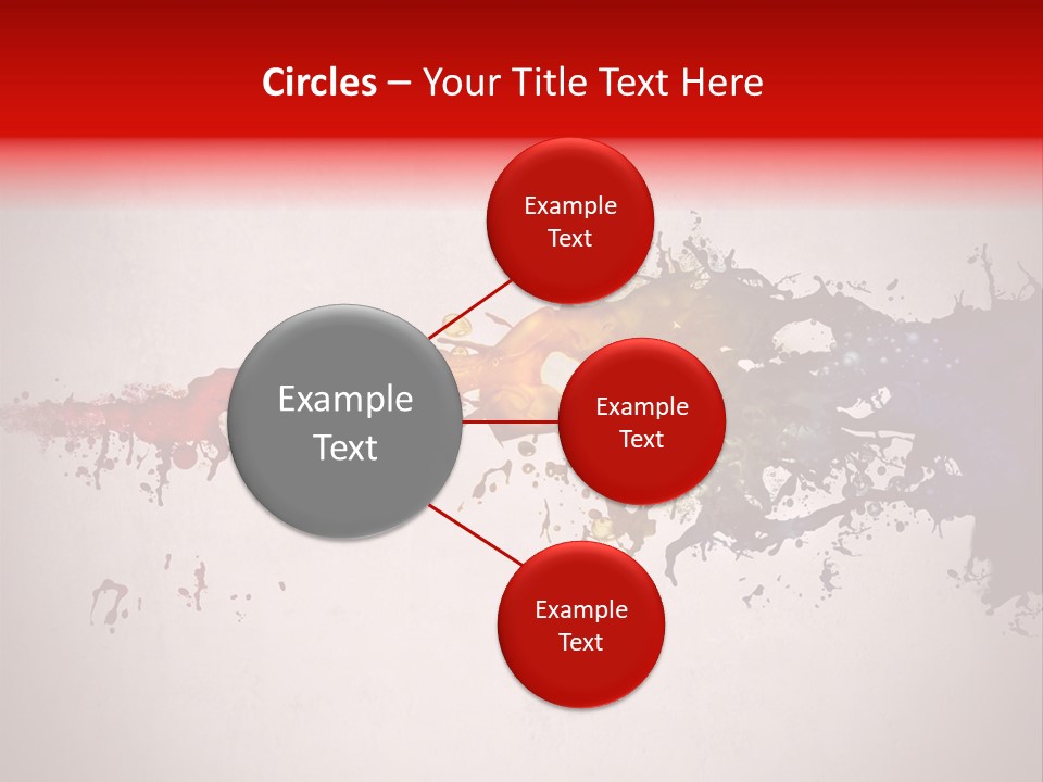 Artistic Effect Water PowerPoint Template