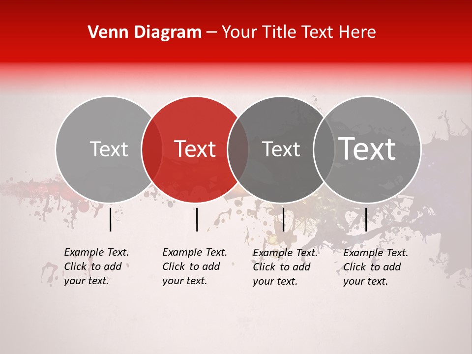 Artistic Effect Water PowerPoint Template