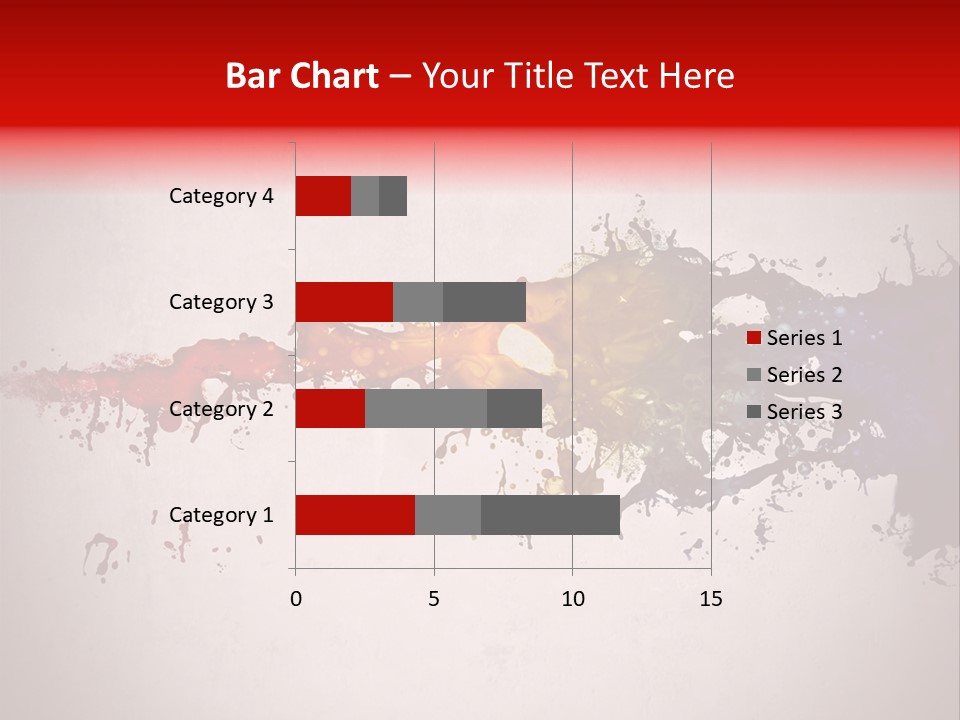 Artistic Effect Water PowerPoint Template
