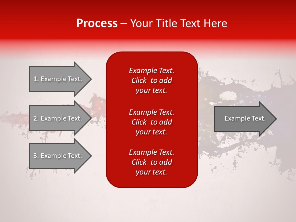 Artistic Effect Water PowerPoint Template
