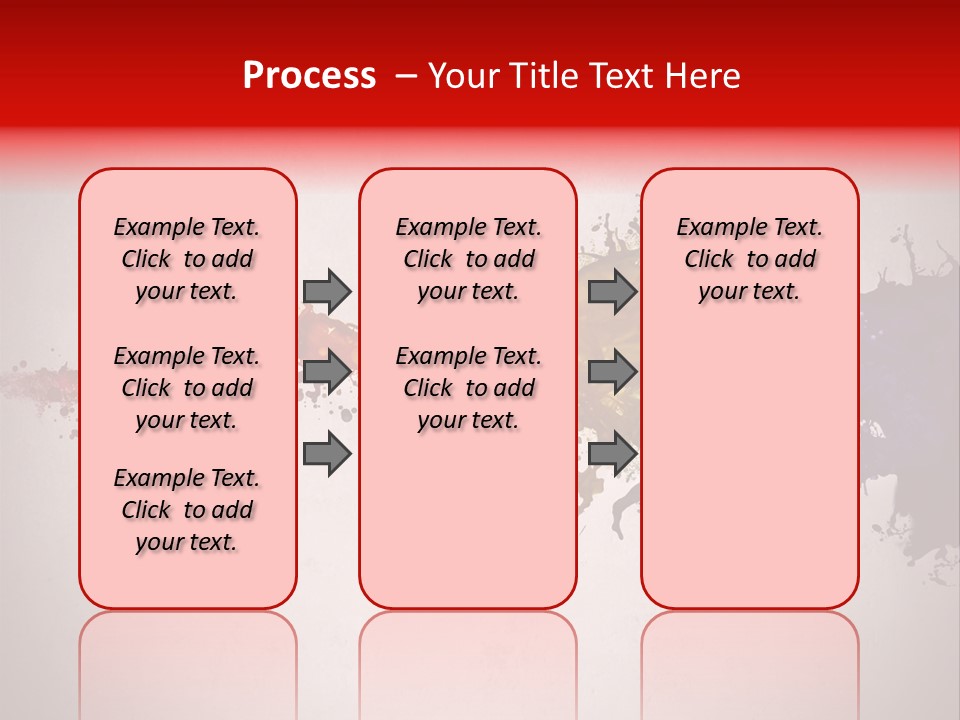 Artistic Effect Water PowerPoint Template