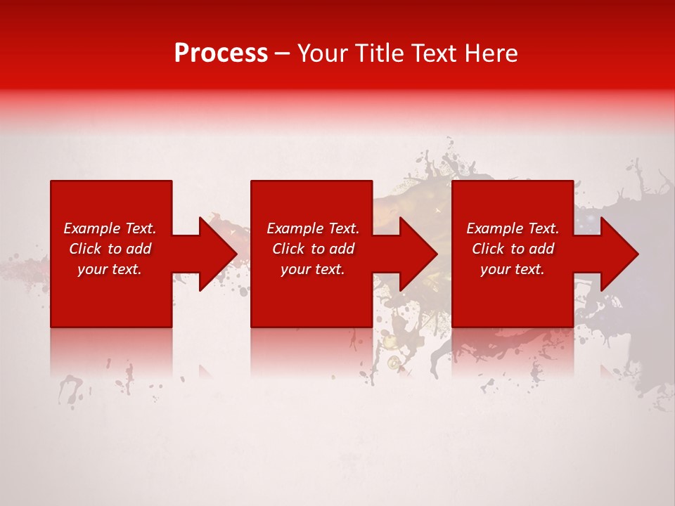 Artistic Effect Water PowerPoint Template