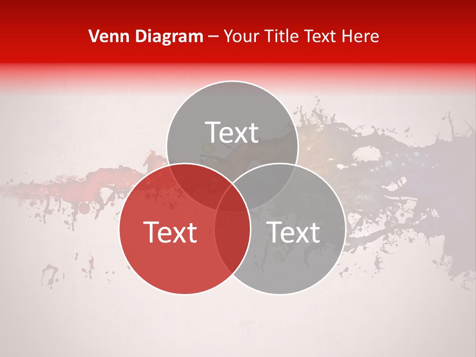 Artistic Effect Water PowerPoint Template