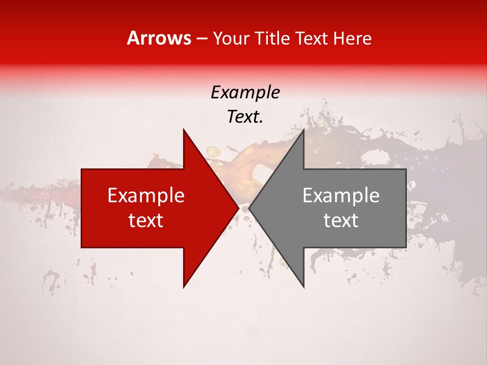 Artistic Effect Water PowerPoint Template