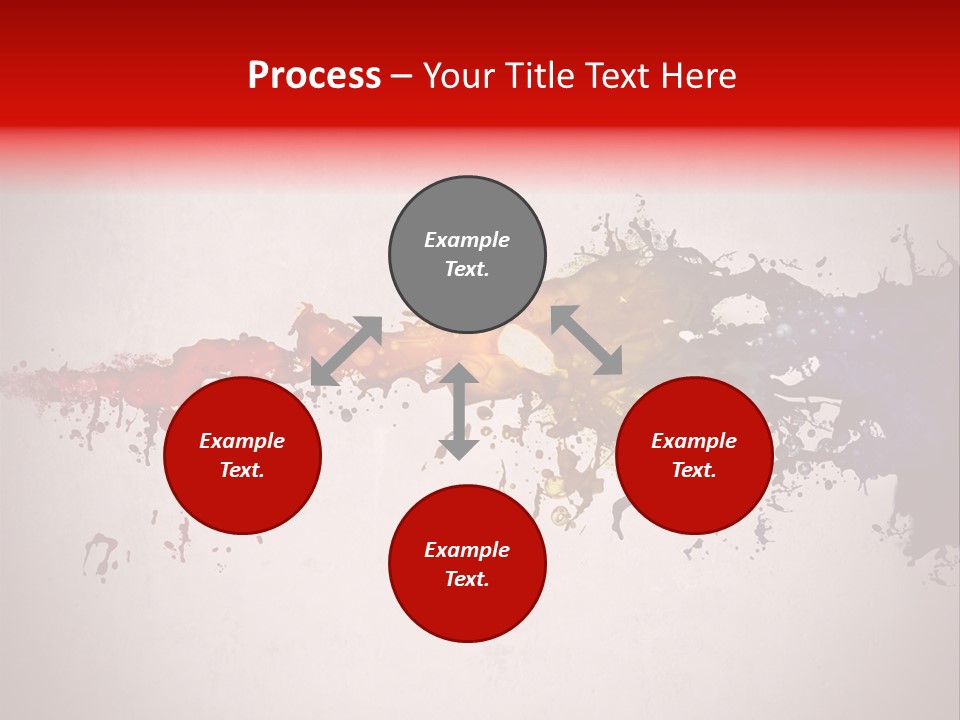 Artistic Effect Water PowerPoint Template