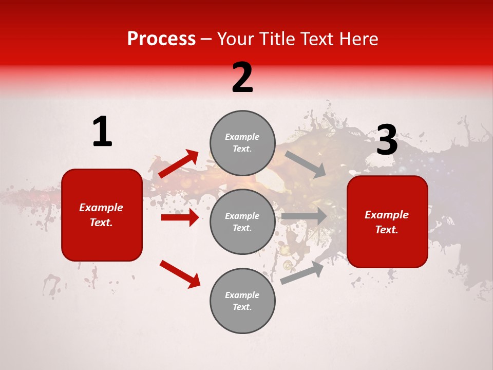 Artistic Effect Water PowerPoint Template