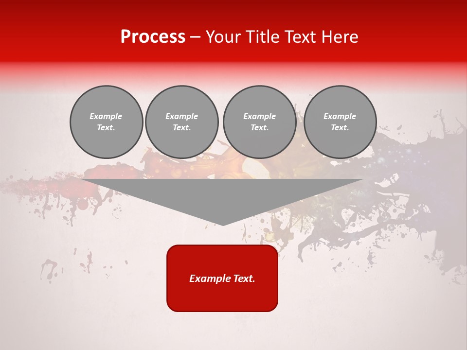 Artistic Effect Water PowerPoint Template