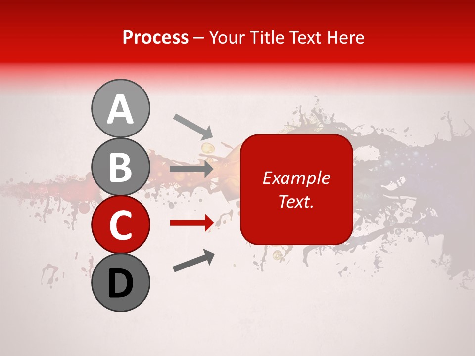 Artistic Effect Water PowerPoint Template