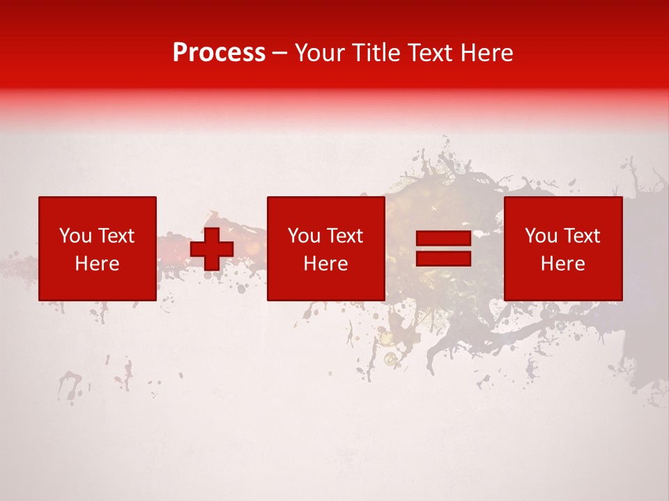 Artistic Effect Water PowerPoint Template