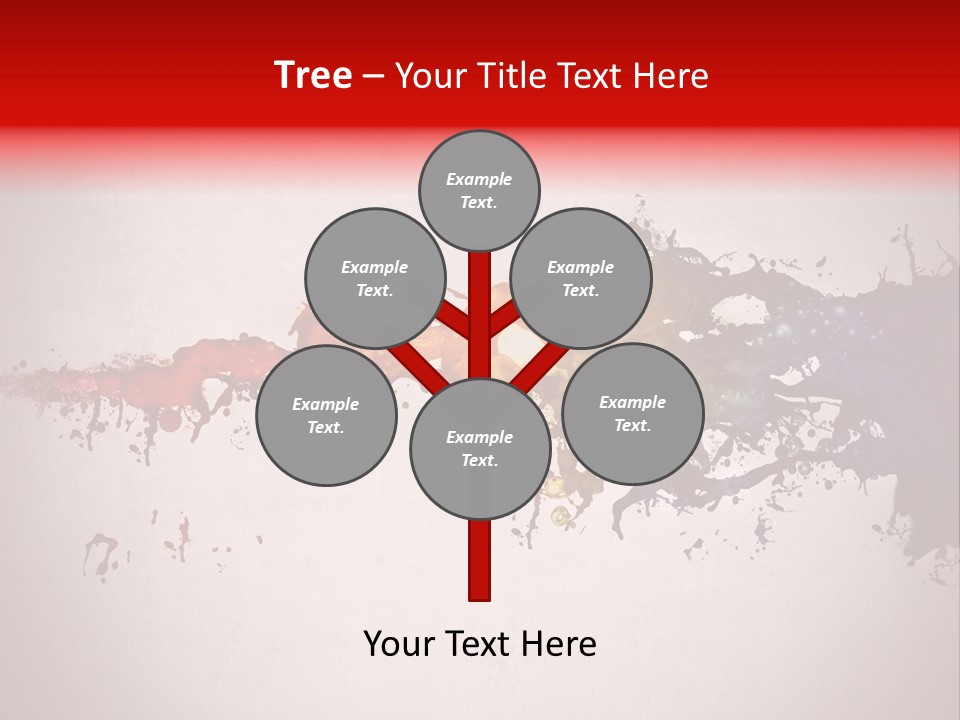 Artistic Effect Water PowerPoint Template