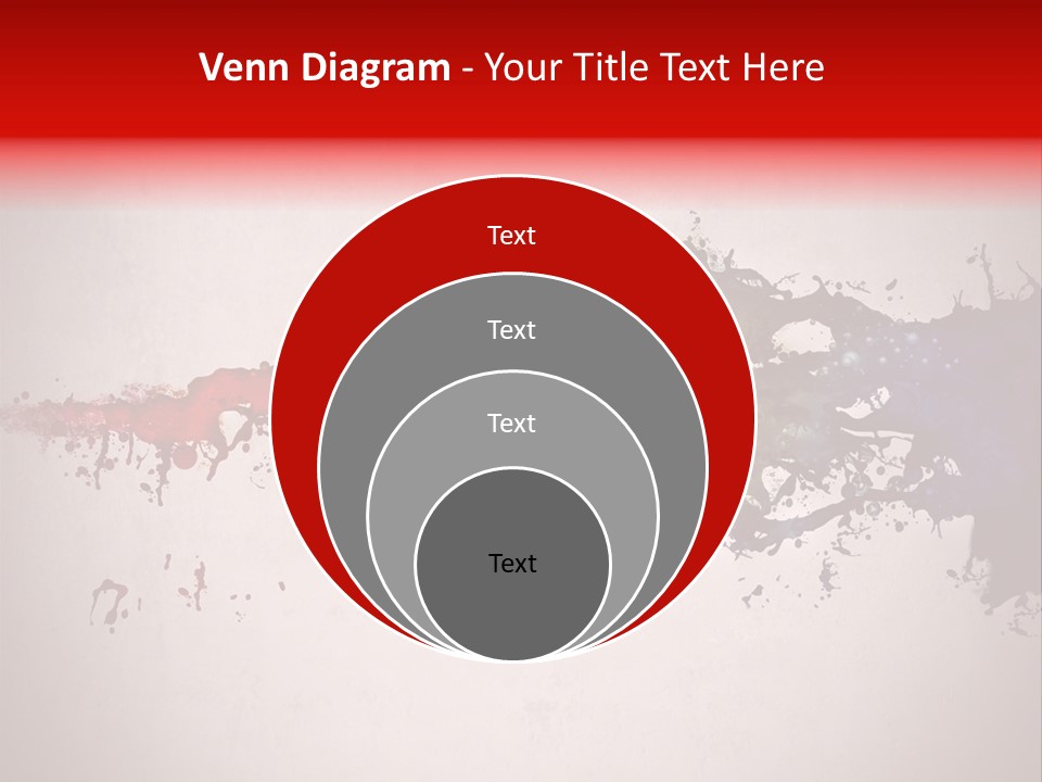 Artistic Effect Water PowerPoint Template