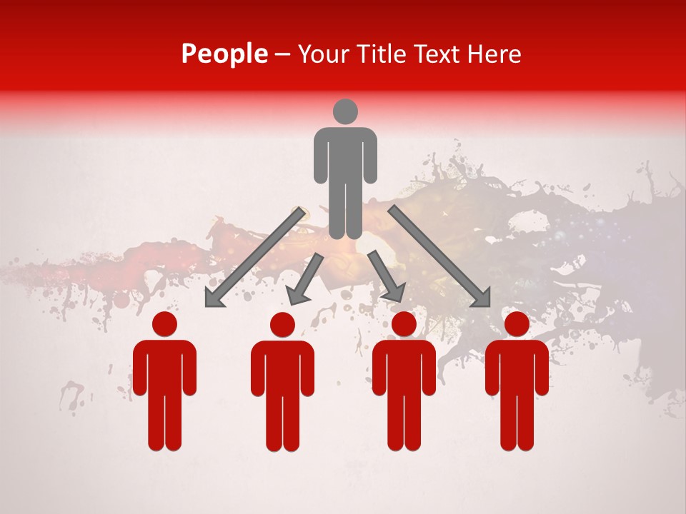 Artistic Effect Water PowerPoint Template