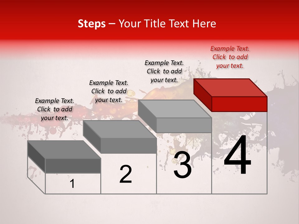 Artistic Effect Water PowerPoint Template