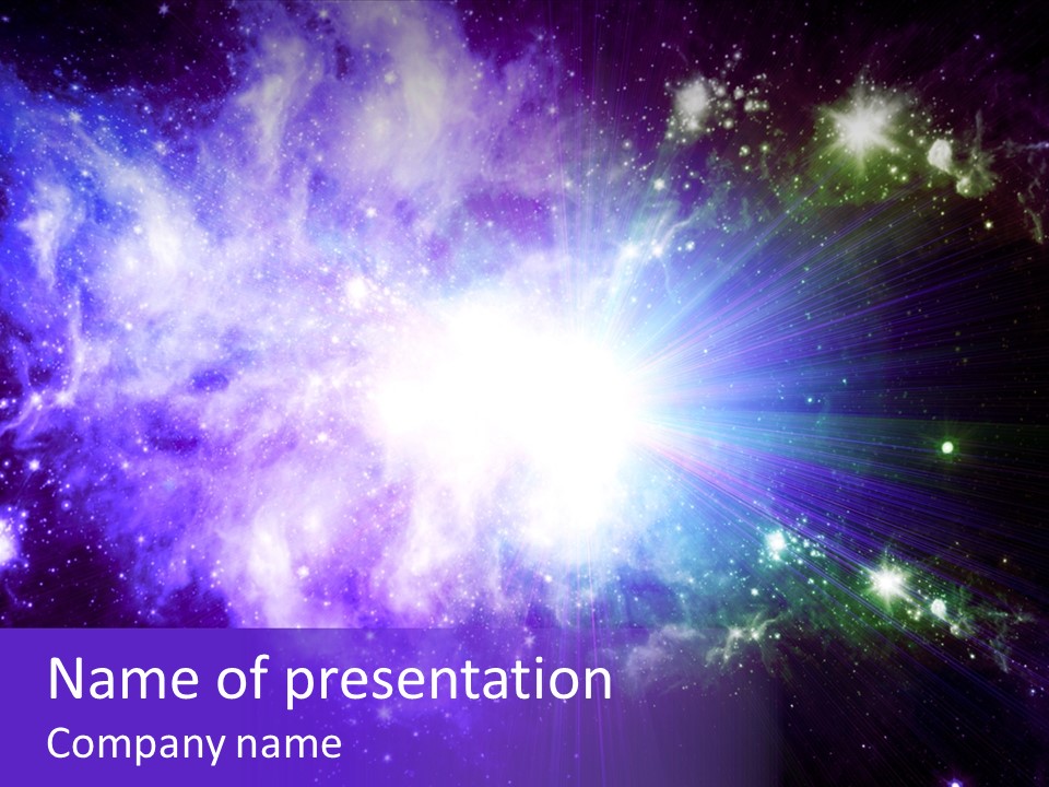 Spark Sun Graphic PowerPoint Template