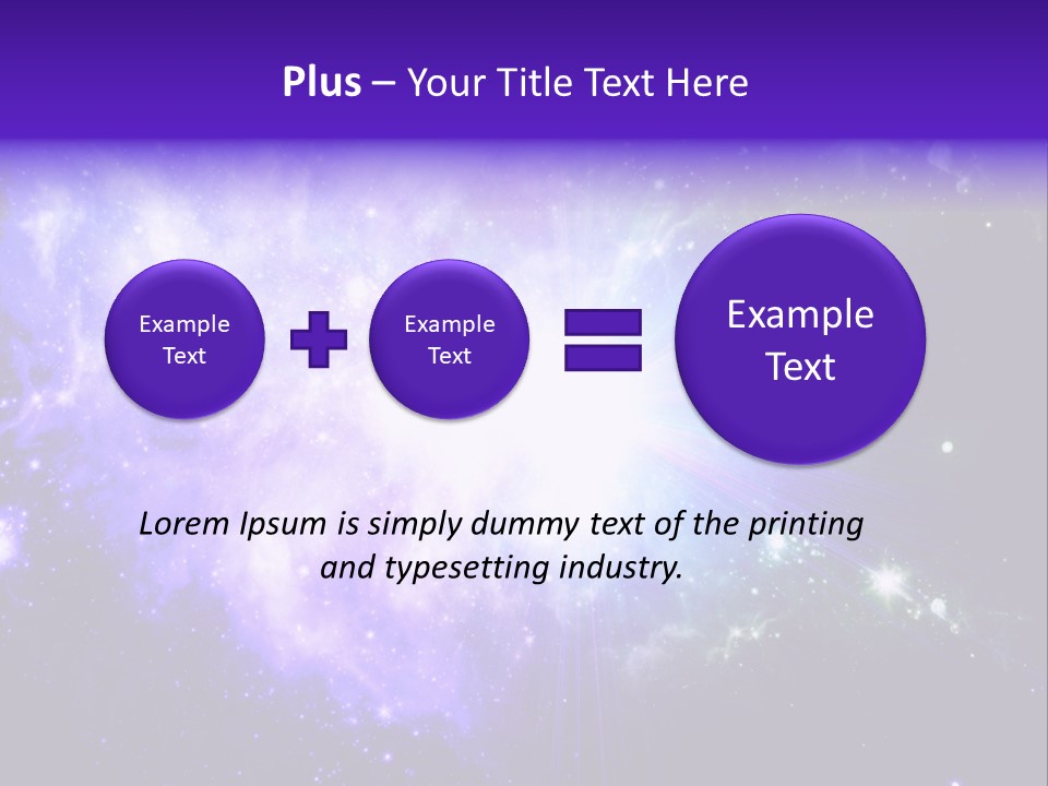 Spark Sun Graphic PowerPoint Template