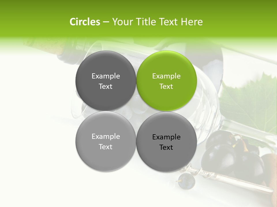 Wine Glass Background Liquid PowerPoint Template