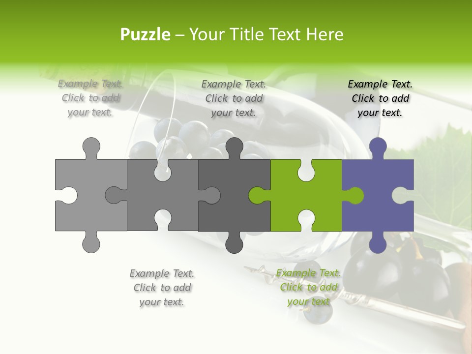 Wine Glass Background Liquid PowerPoint Template