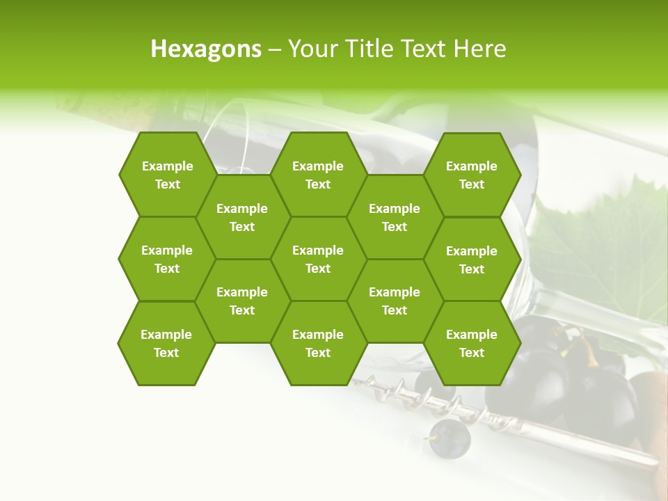 Wine Glass Background Liquid PowerPoint Template