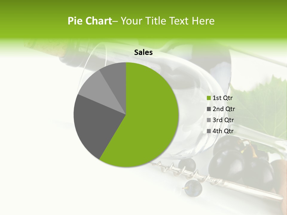 Wine Glass Background Liquid PowerPoint Template