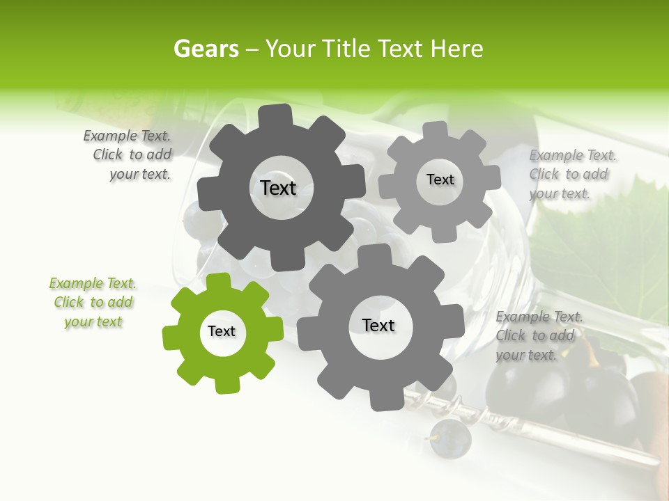 Wine Glass Background Liquid PowerPoint Template