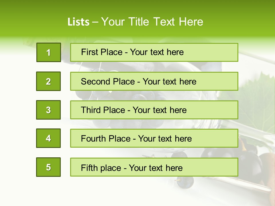 Wine Glass Background Liquid PowerPoint Template