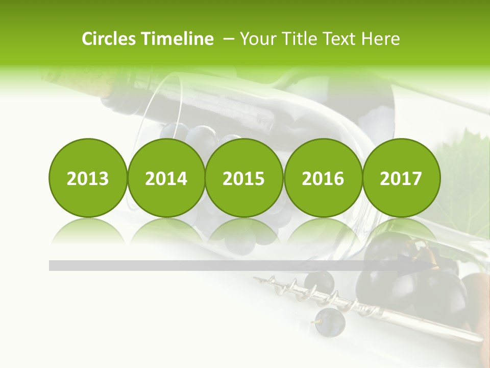 Wine Glass Background Liquid PowerPoint Template