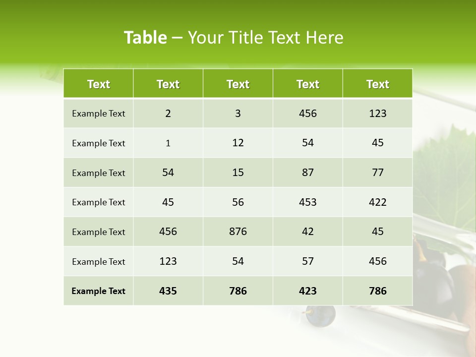 Wine Glass Background Liquid PowerPoint Template