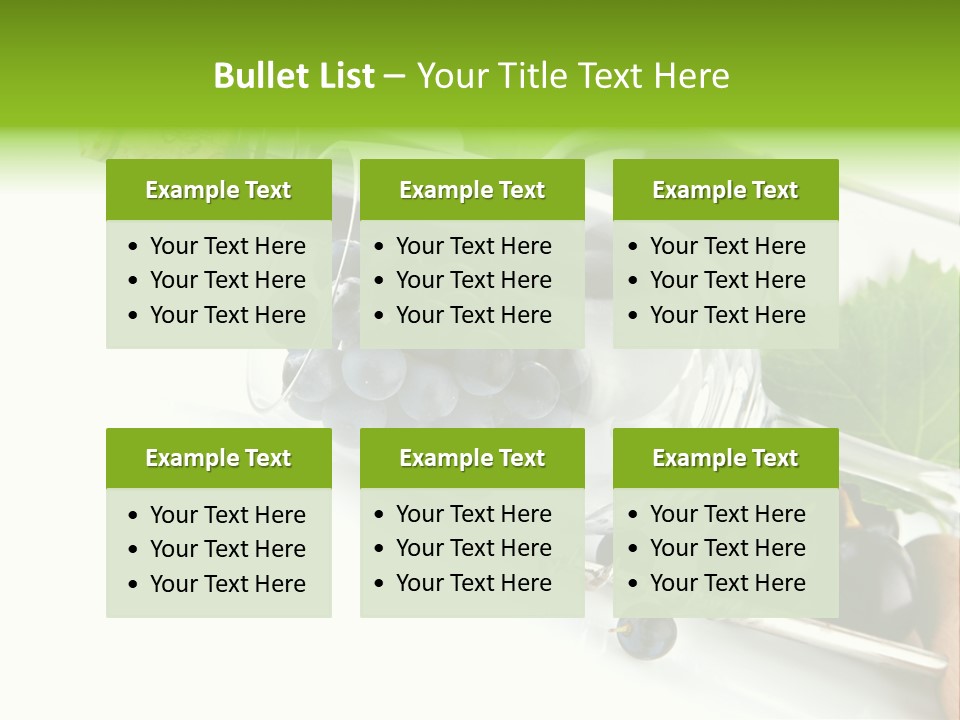 Wine Glass Background Liquid PowerPoint Template