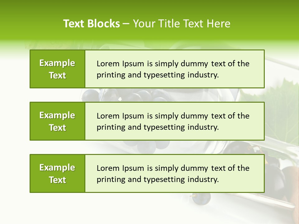 Wine Glass Background Liquid PowerPoint Template