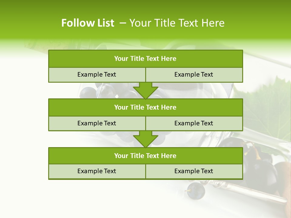 Wine Glass Background Liquid PowerPoint Template
