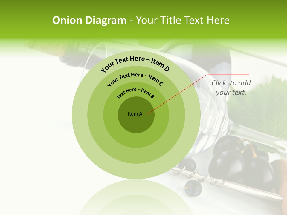 Wine Glass Background Liquid PowerPoint Template