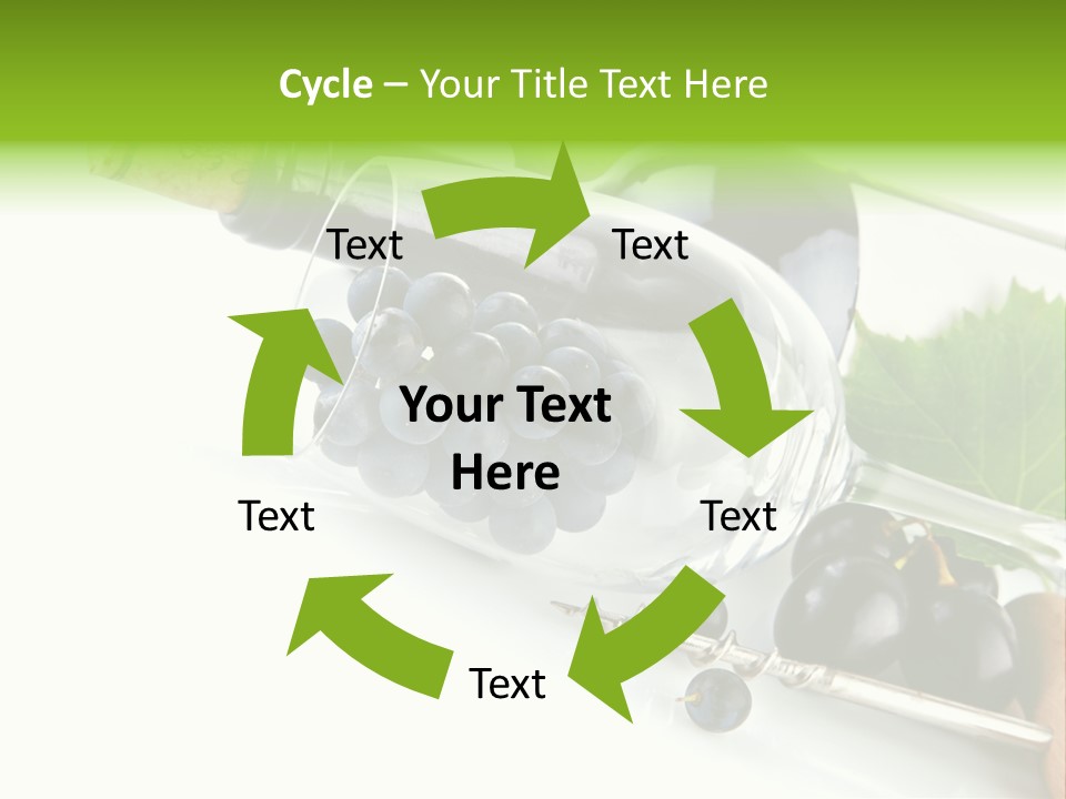 Wine Glass Background Liquid PowerPoint Template