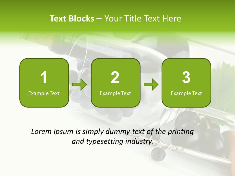 Wine Glass Background Liquid PowerPoint Template