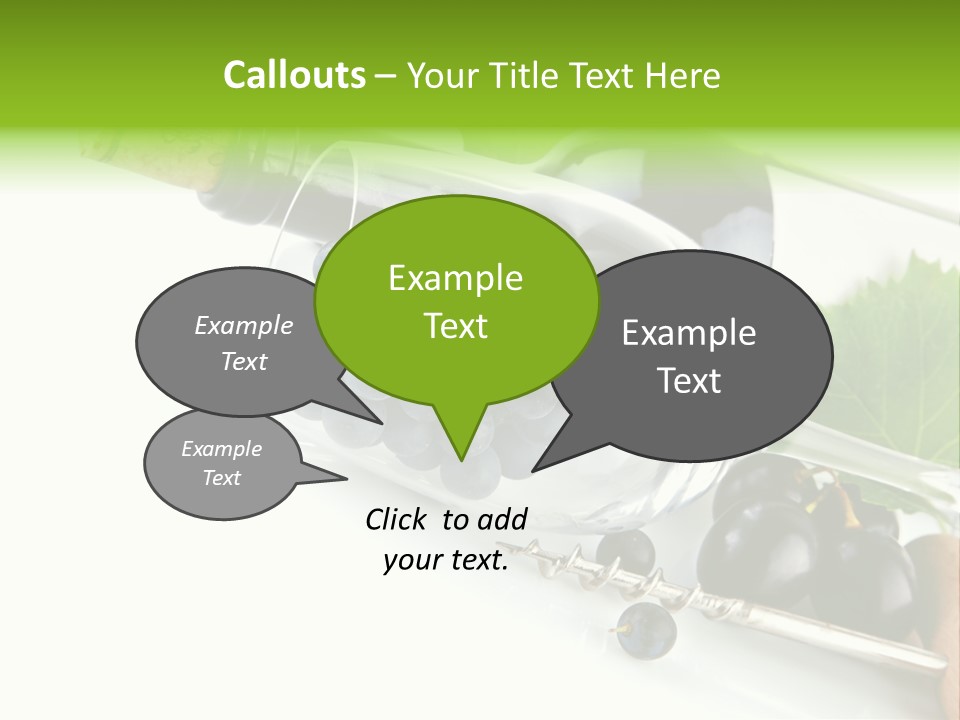 Wine Glass Background Liquid PowerPoint Template