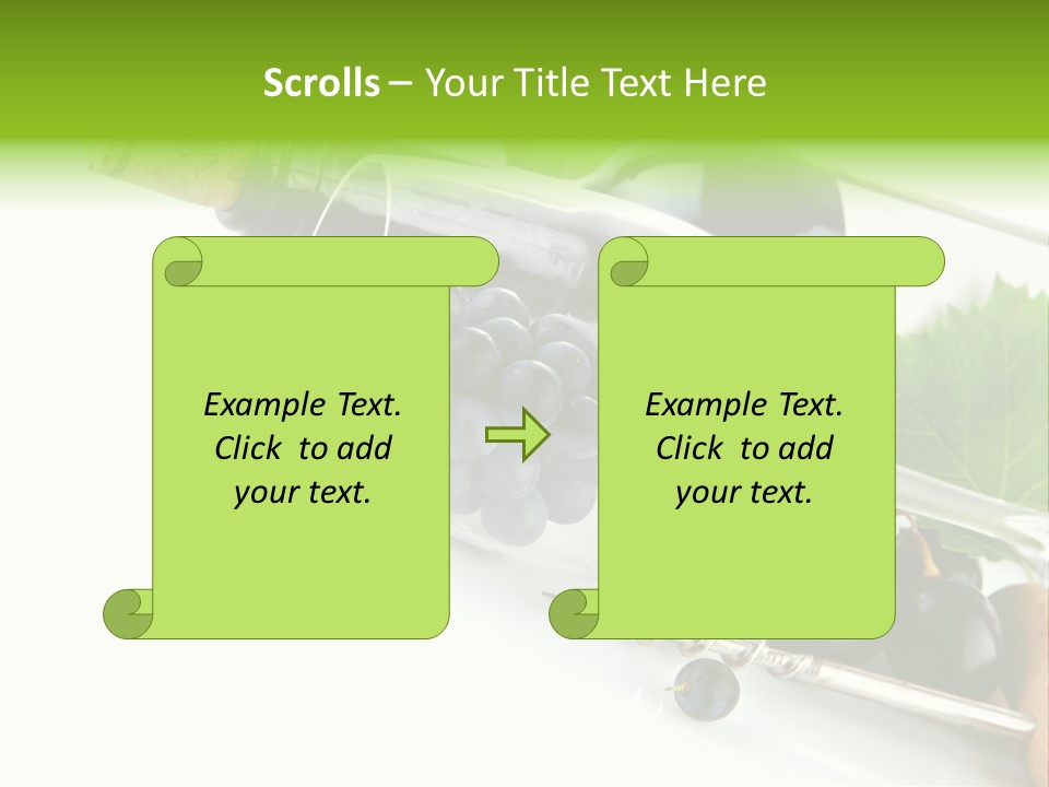 Wine Glass Background Liquid PowerPoint Template