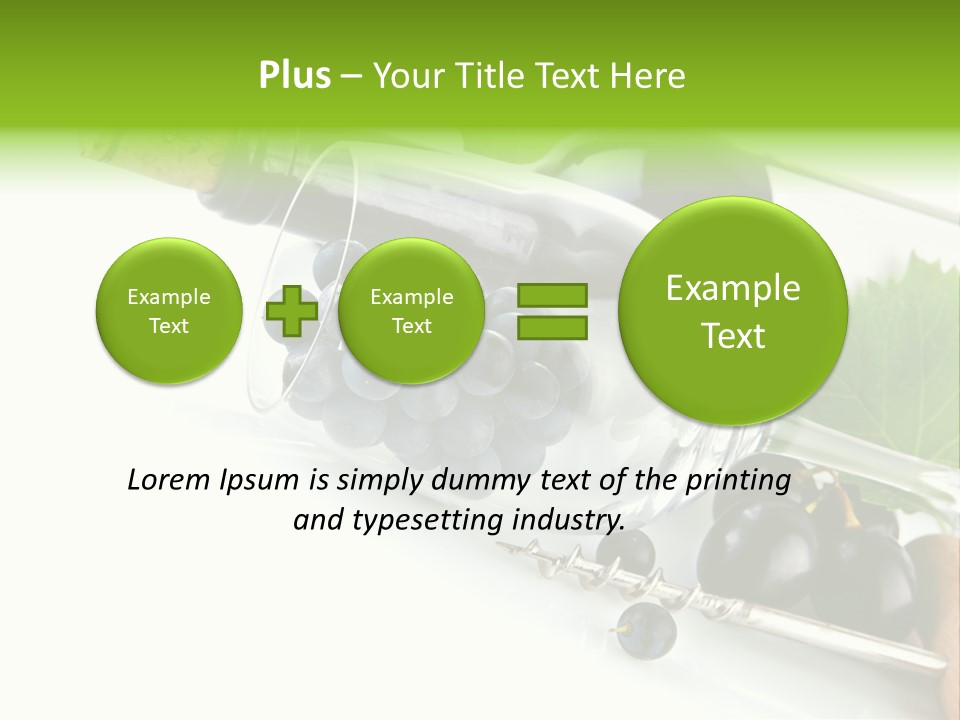 Wine Glass Background Liquid PowerPoint Template