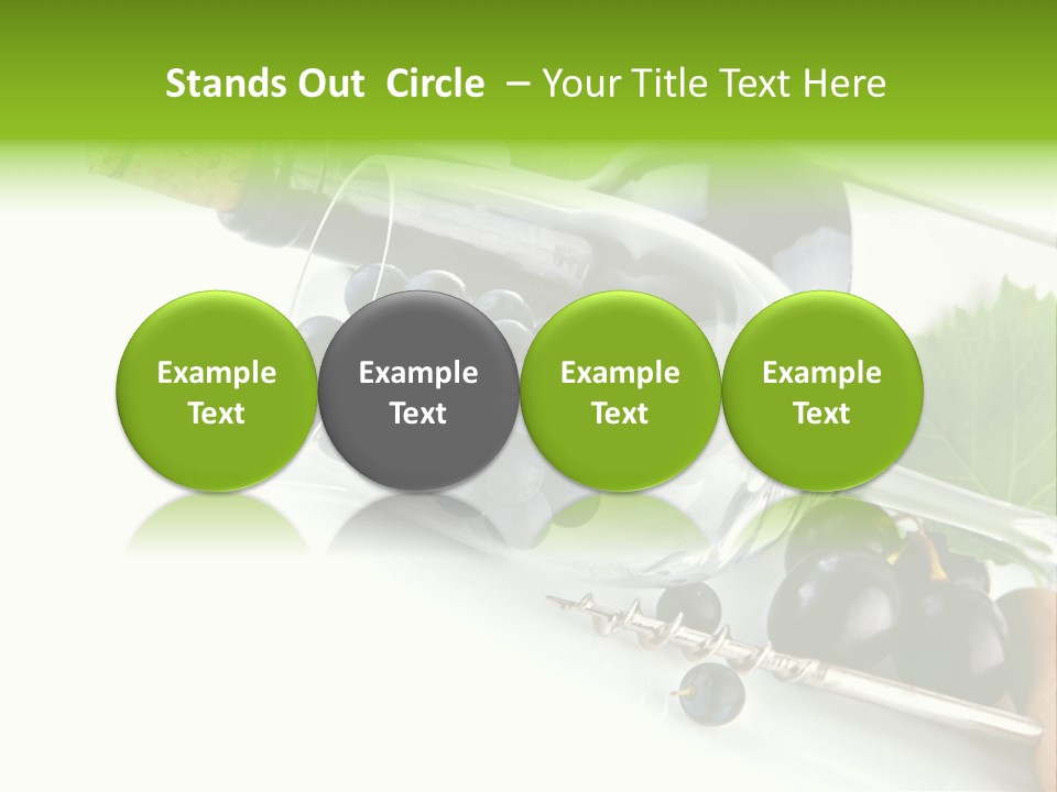 Wine Glass Background Liquid PowerPoint Template