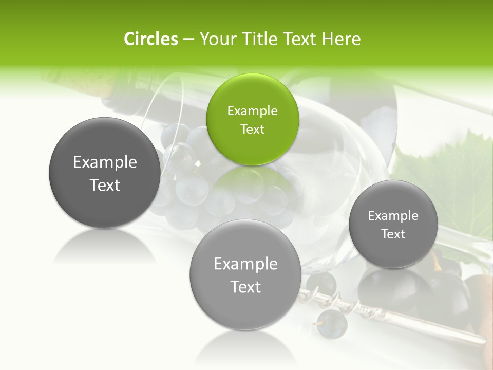 Wine Glass Background Liquid PowerPoint Template