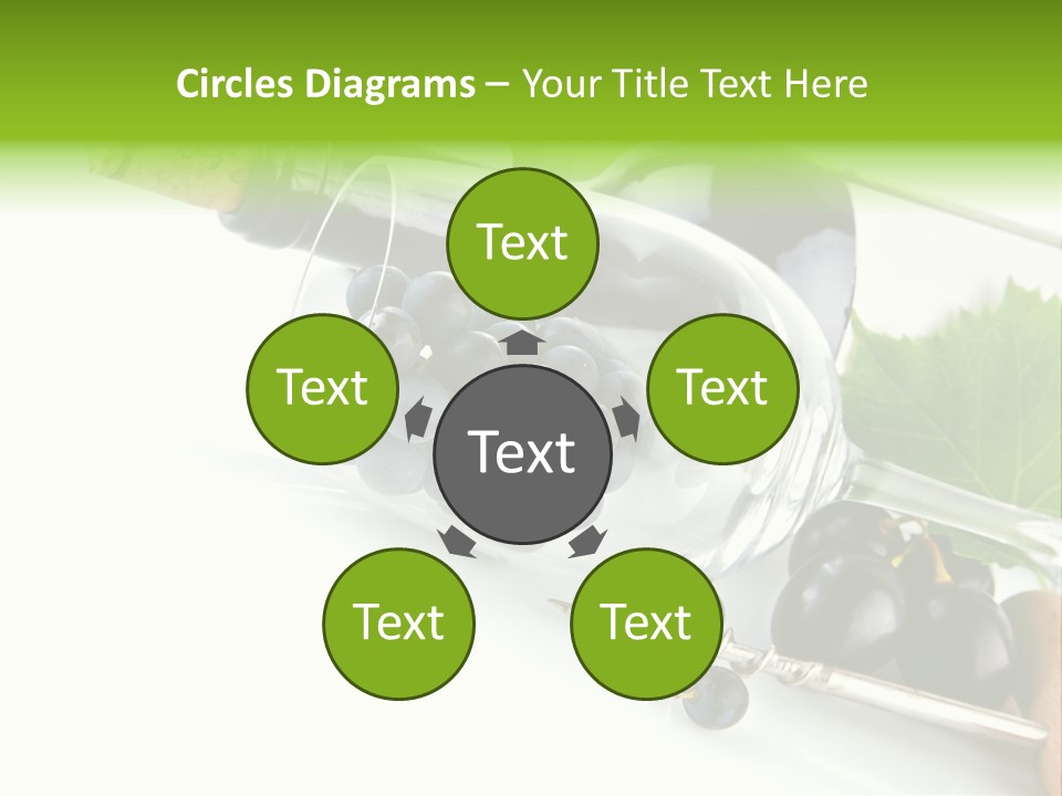 Wine Glass Background Liquid PowerPoint Template