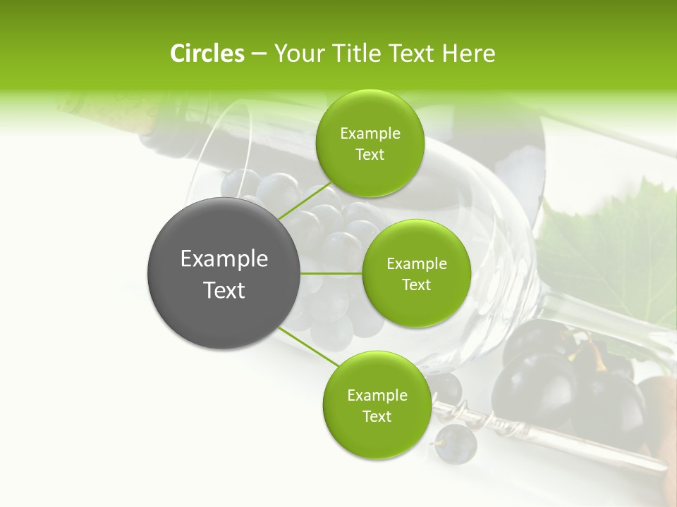 Wine Glass Background Liquid PowerPoint Template