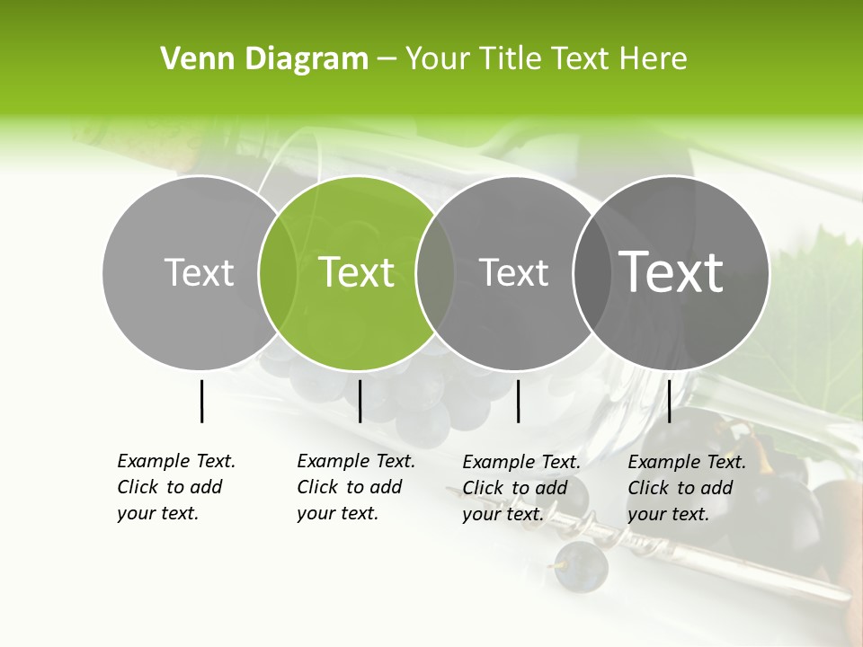 Wine Glass Background Liquid PowerPoint Template