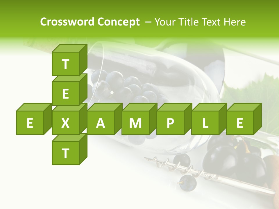 Wine Glass Background Liquid PowerPoint Template