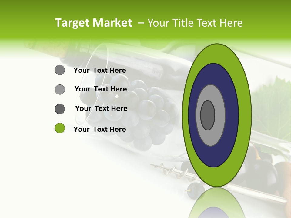 Wine Glass Background Liquid PowerPoint Template