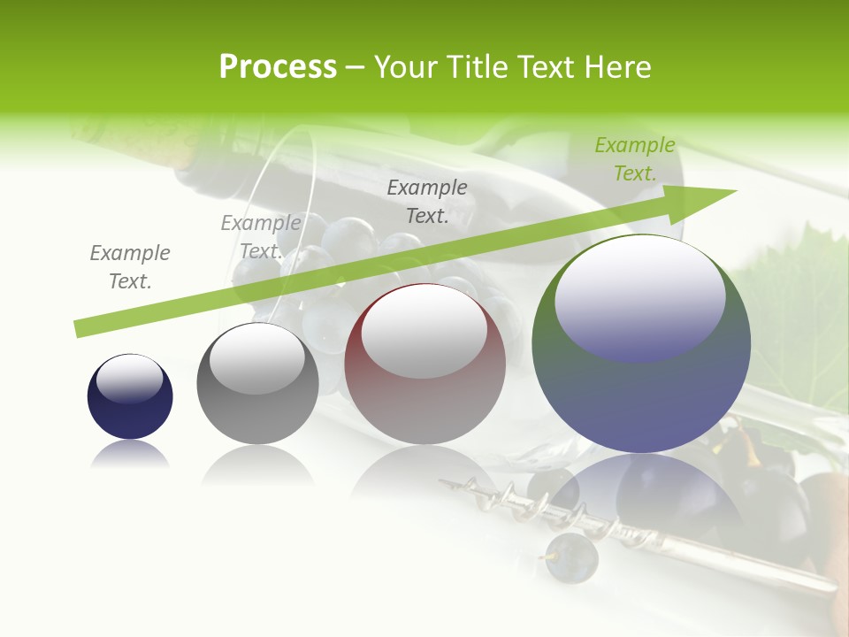 Wine Glass Background Liquid PowerPoint Template