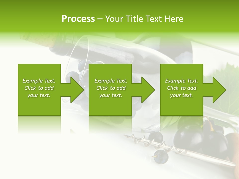 Wine Glass Background Liquid PowerPoint Template