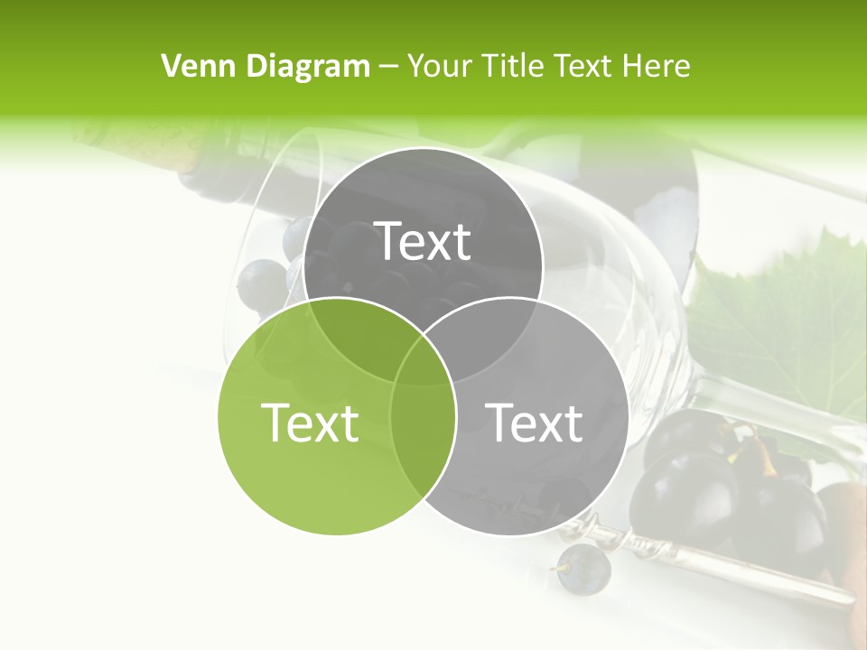 Wine Glass Background Liquid PowerPoint Template