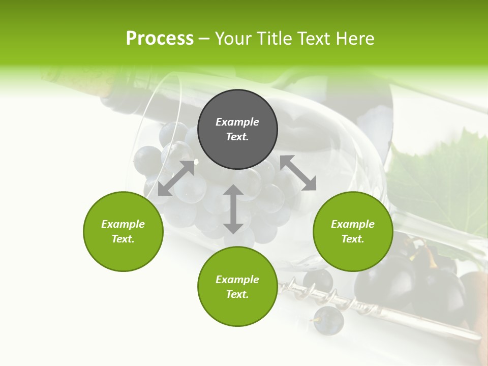 Wine Glass Background Liquid PowerPoint Template